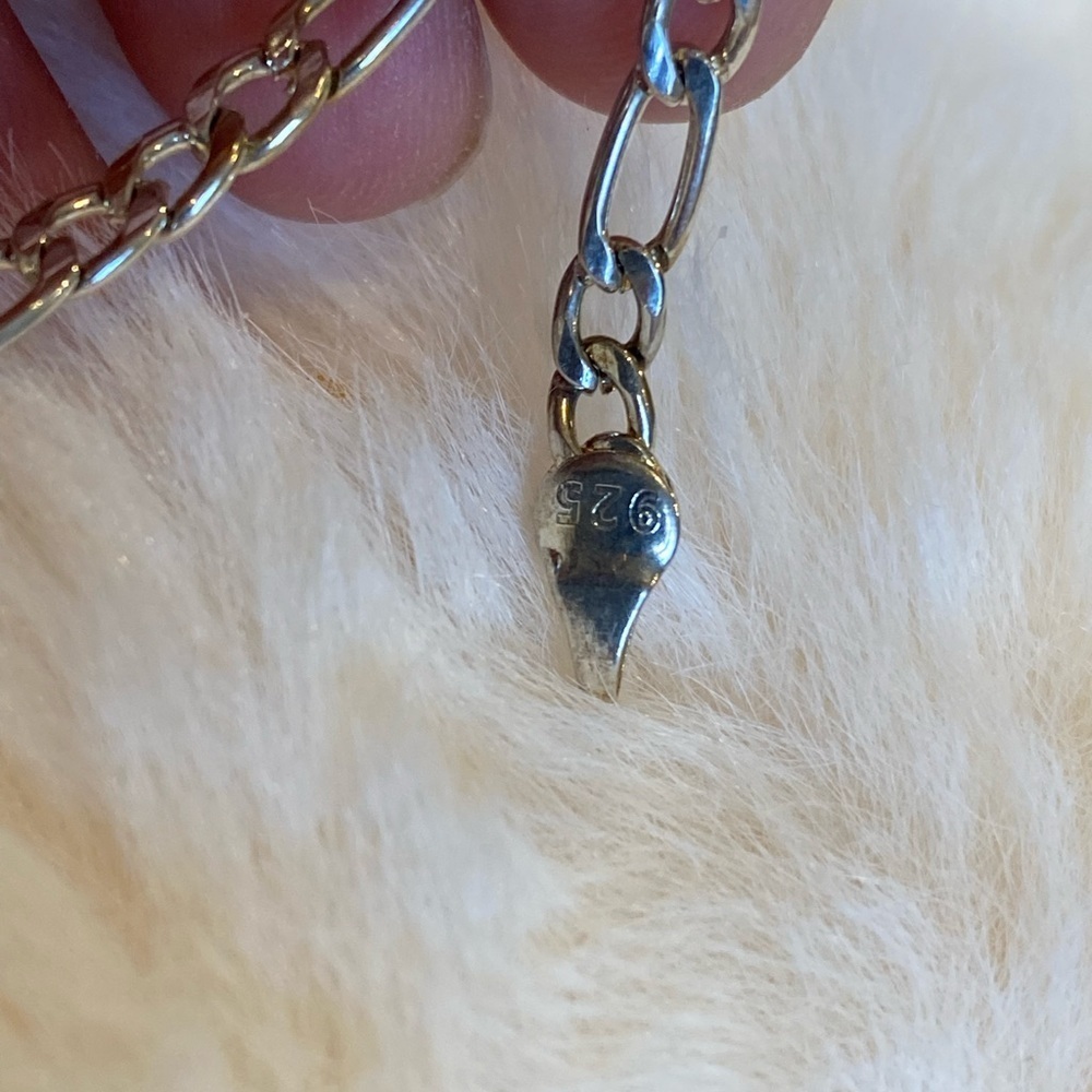 NWT STERLING Silver and Purple AMETHYST SWAROWSKY Pendant Necklace - Picture 3 of 9